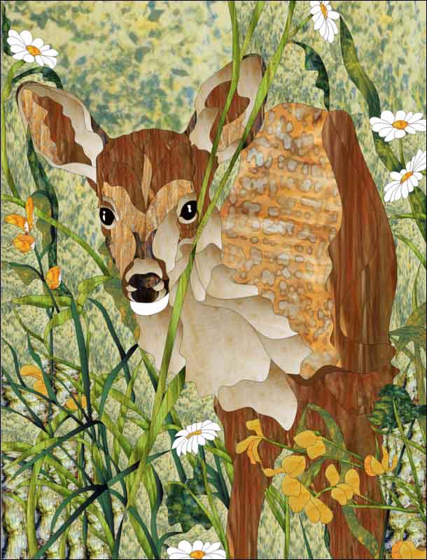 Fawn by Paned Expressions Studios Ceramic Accent & Decor Tile - OB-PES02AT