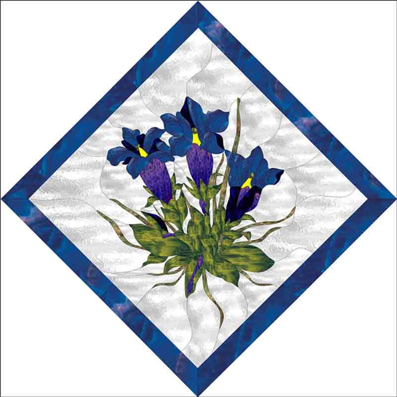 Blues by Paned Expressions Accent & Decor Tile OB-PES39AT