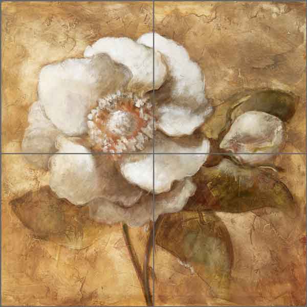 Amber Rose by Wilder Rich Ceramic Tile Mural OB-WR1235