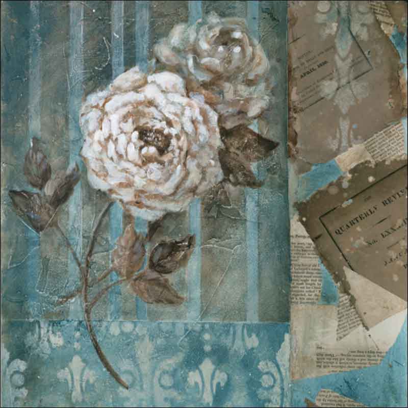 Blue Rose I by Wilder Rich Ceramic Accent & Decor Tile - OB-WR781aAT