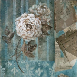 Blue Rose I by Wilder Rich Ceramic Accent & Decor Tile - OB-WR781aAT