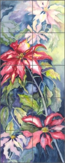 Advent by Phyllis Neufeld Ceramic Tile Mural - PNA030