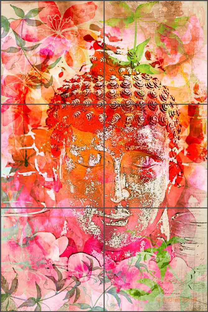 Zen by Andrea Haase Ceramic Tile Mural - POV-AH005