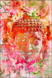 Zen by Andrea Haase Ceramic Tile Mural - POV-AH005
