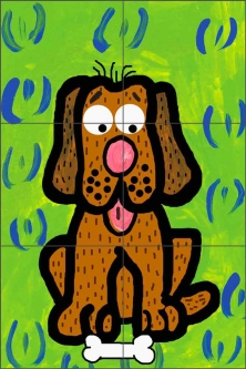 Woof by George Nebron Ceramic Tile Mural POV-GNA021