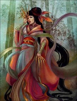 Asian Inspired 7 by Gracjana Zielinska Ceramic Accent & Decor Tile POV-GZA010AT