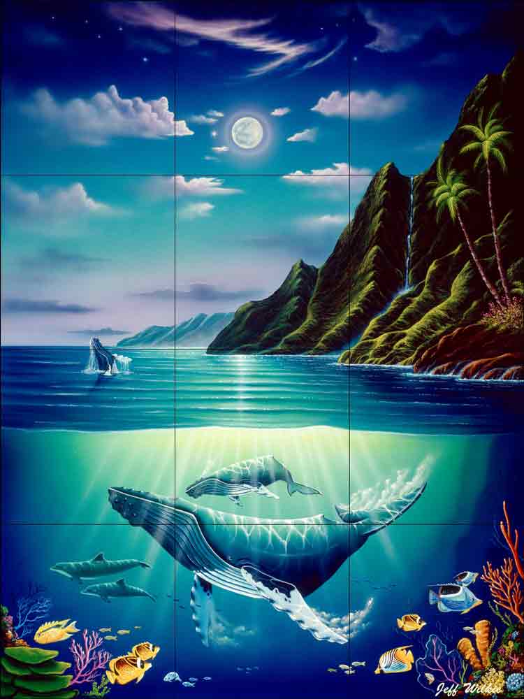 Return to Paradise by Jeff Wilkie Ceramic Tile Mural POV-JWA023