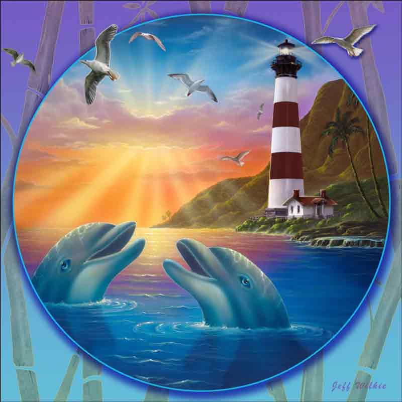 Magical Memories by Jeff Wilkie Ceramic Accent & Decor Tile POV-JWA045AT