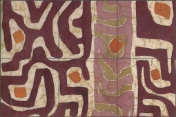 Batik Maze by Kristina Mekjian Smith Ceramic Tile Mural - POV-KM009