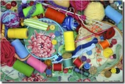 Fondo Crafts Collage Ceramic Tile Mural 18" x 12" - POV-LF009