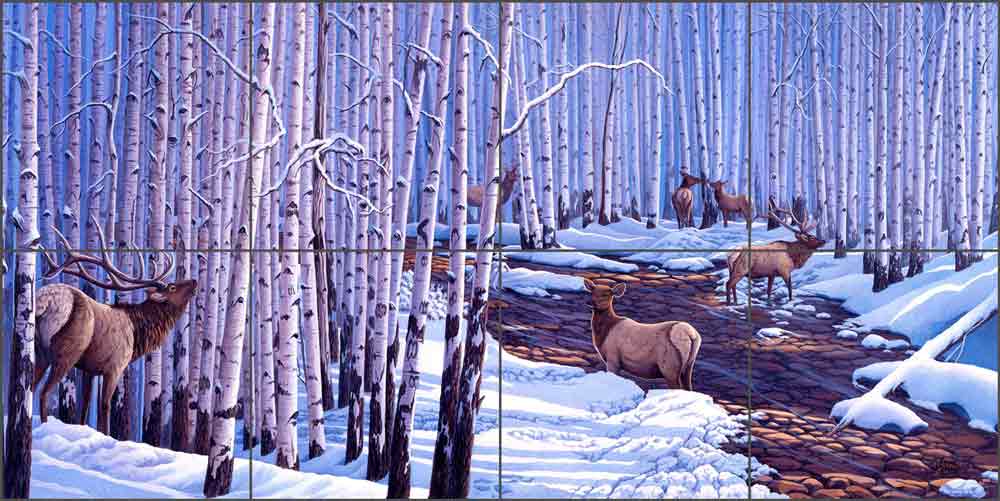 Broken Silence by Lane Kendrick Ceramic Tile Mural POV-LKA004