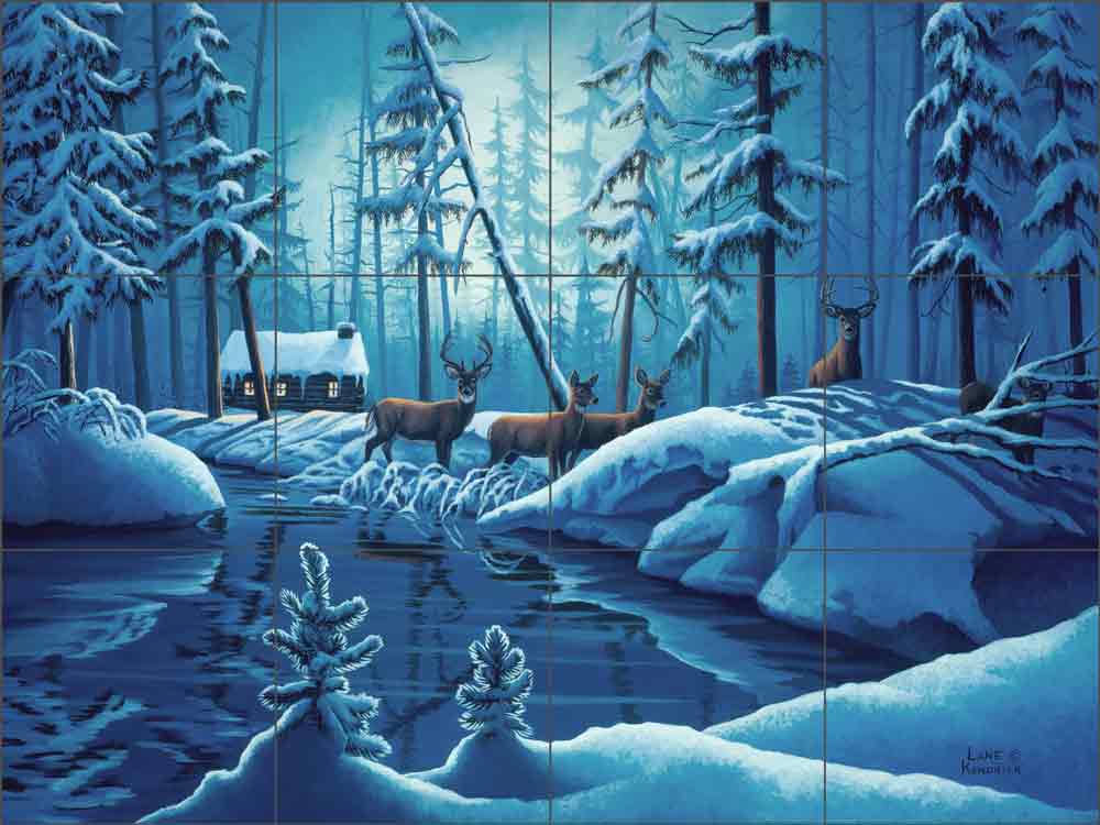 Silent Passage by Lane Kendrick Ceramic Tile Mural - POV-LKA021