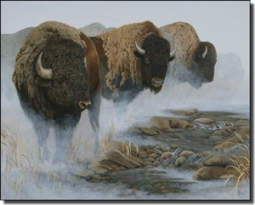 Silent Thunder by Lane Kendrick Ceramic Accent Tile 10" x 8" - POV-LKA022AT