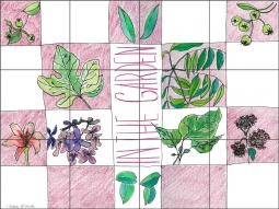 In the Garden by Melabee M. Miller Ceramic Tile Mural - POV-MM006