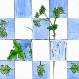 Parsley by Melabee M Miller Floor Accent Tile POV-MM008AT