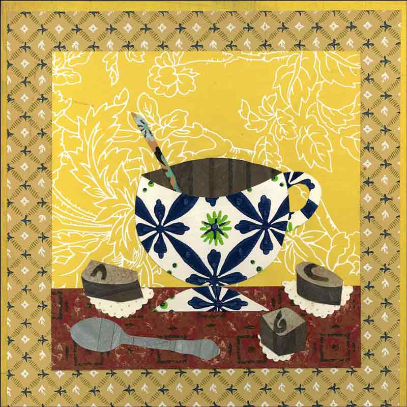 Coffee I by Ramona Jan Ceramic Accent & Decor Tile POV-RJA009AT