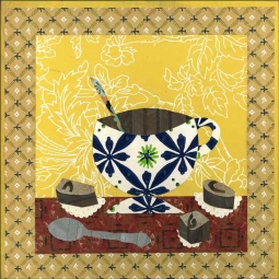 Coffee I by Ramona Jan Ceramic Accent & Decor Tile POV-RJA009AT