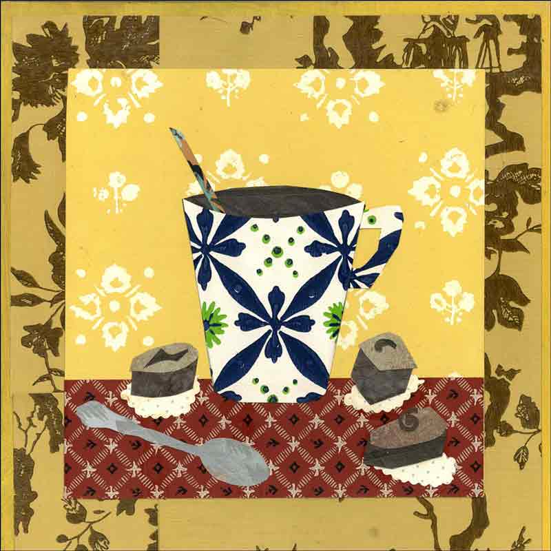 Coffee II by Ramona Jan Ceramic Accent & Decor Tile POV-RJA010AT