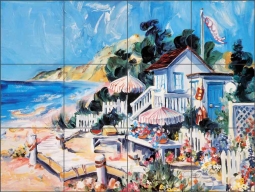 Crystal Cove by Tisha Whitney Ceramic Tile Mural POV-TWA032