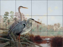 Sanctuary by Robert E. Binks Ceramic Tile Mural - REB011
