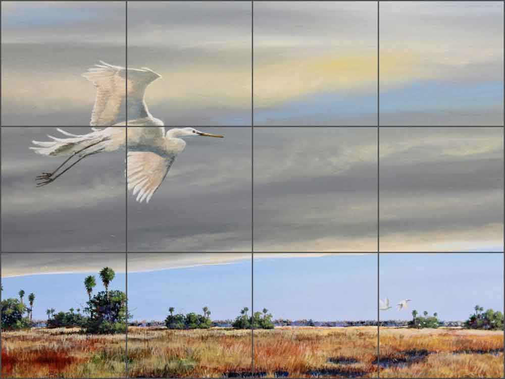 Ahead of the Front by Robert Binks Ceramic Tile Mural - REB029