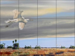 Ahead of the Front by Robert Binks Ceramic Tile Mural - REB029