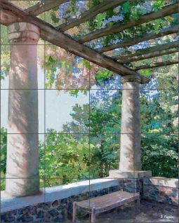 Arbor by Raenette Franklin Ceramic Tile Mural - RFA001