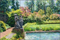Water Music by Raenette Franklin Ceramic Tile Mural - RFA014