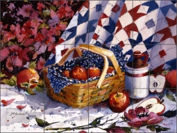 Apple Cider by Ann McEachron Ceramic Tile Mural - RW-AM003