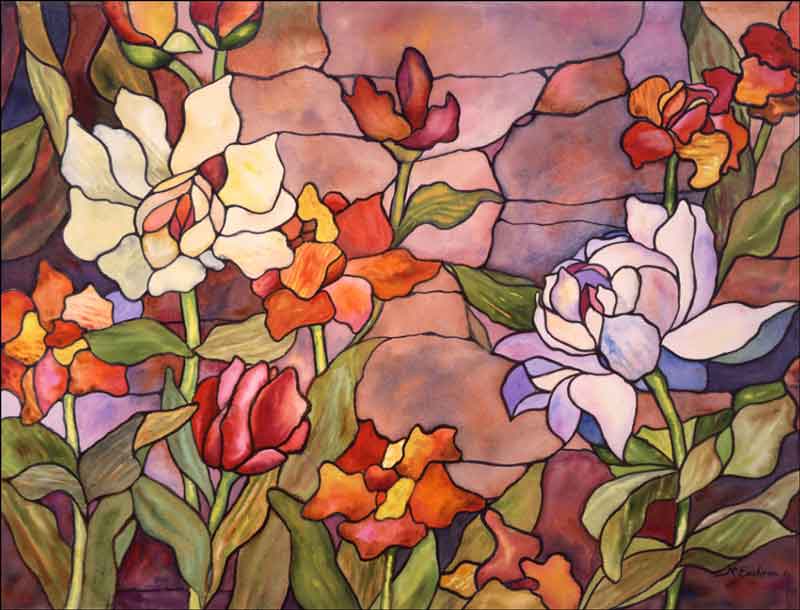 Tribute to Tiffany by Ann McEachron Ceramic Accent & Decor Tile - RW-AM011AT