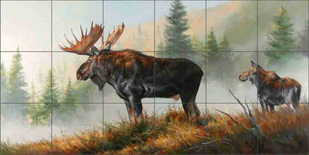 Lifting Mist by Edward Aldrich Ceramic Tile Mural RW-EA013