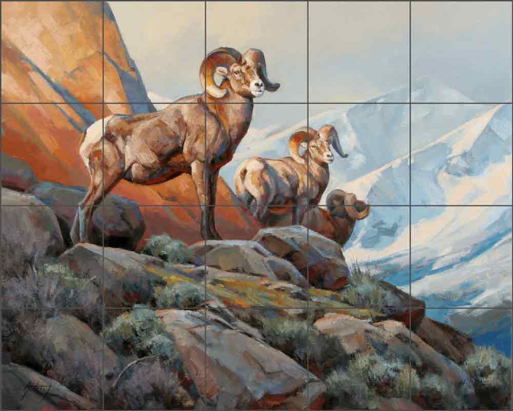 Last Light by Edward Aldrich Ceramic Tile Mural RW-EA015