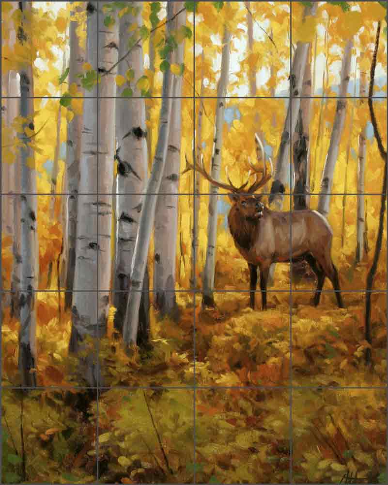 Fall Splendor by Edward Aldrich Ceramic Tile Mural RW-EA016