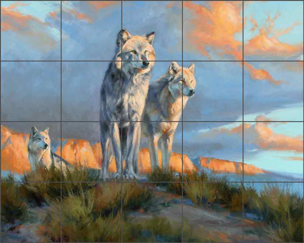 Last Rays of Light by Edward Aldrich Ceramic Tile Mural RW-EA018