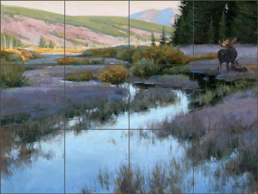 Moment of Calm by Edward Aldrich Ceramic Tile Mural RW-EA019