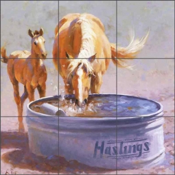 Playful Mama by Jim Rey Ceramic Tile Mural - RW-JRA004