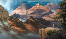 South Rim of Heaven by Jack Sorenson Ceramic Tile Mural RW-JS056
