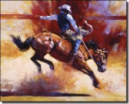 Chapman Cowboy Rodeo Ceramic Accent Tile 10" x 8" - RW-JTC011AT