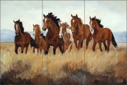 Beauty in Being Free by Kathy Winkler Ceramic Tile Mural - RW-KW001