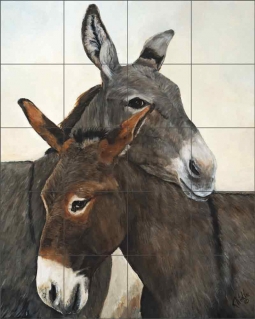 My Buddy by Kathy Winkler Ceramic Tile Mural RW-KW011