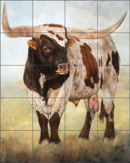 Big Daddy I by Kathy Winkler Ceramic Tile Mural RW-KW017