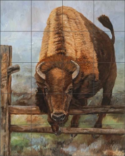 Airborne 2 by Kathy Winkler Ceramic Tile Mural RW-KW019