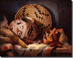 Johnston Southwest Native American Ceramic Accent Tile 10" x 8" - RW-MJA002AT