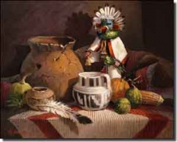 Johnston Southwest Native American Ceramic Accent Tile 10" x 8" - RW-MJA008AT