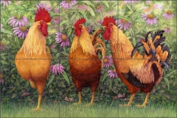 Committee Meeting by Marcia Matcham Ceramic Tile Mural - RW-MM004