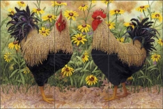 Peck and Wadsworth by Marcia Matcham Ceramic Tile Mural RW-MM014
