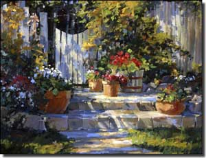 Songer Country Landscape Ceramic Accent Tile 8" x 6" - RW-SSA006