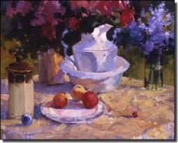 Songer Still Life Fruit Ceramic Accent Tile 10" x 8" - RW-SSA010AT