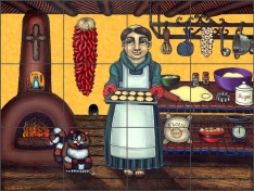 San Pascual Making Biscochitos by Victoria de Almeida RW-VAA004