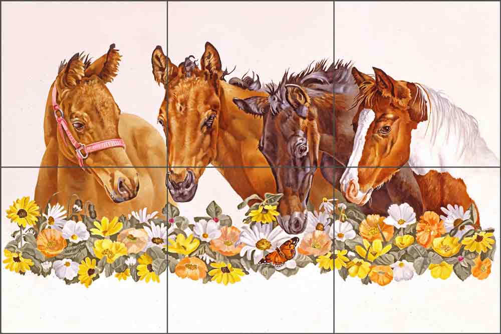 Field Trip by Verdayle Forget Ceramic Tile Mural RW-VFA005